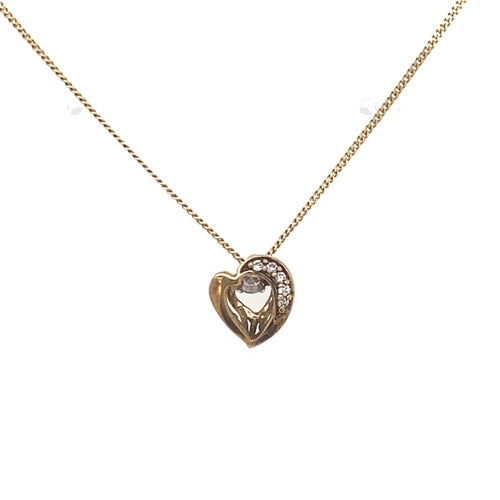 10kt Yellow Gold .55 + .02ct Canadian Diamond Pendant