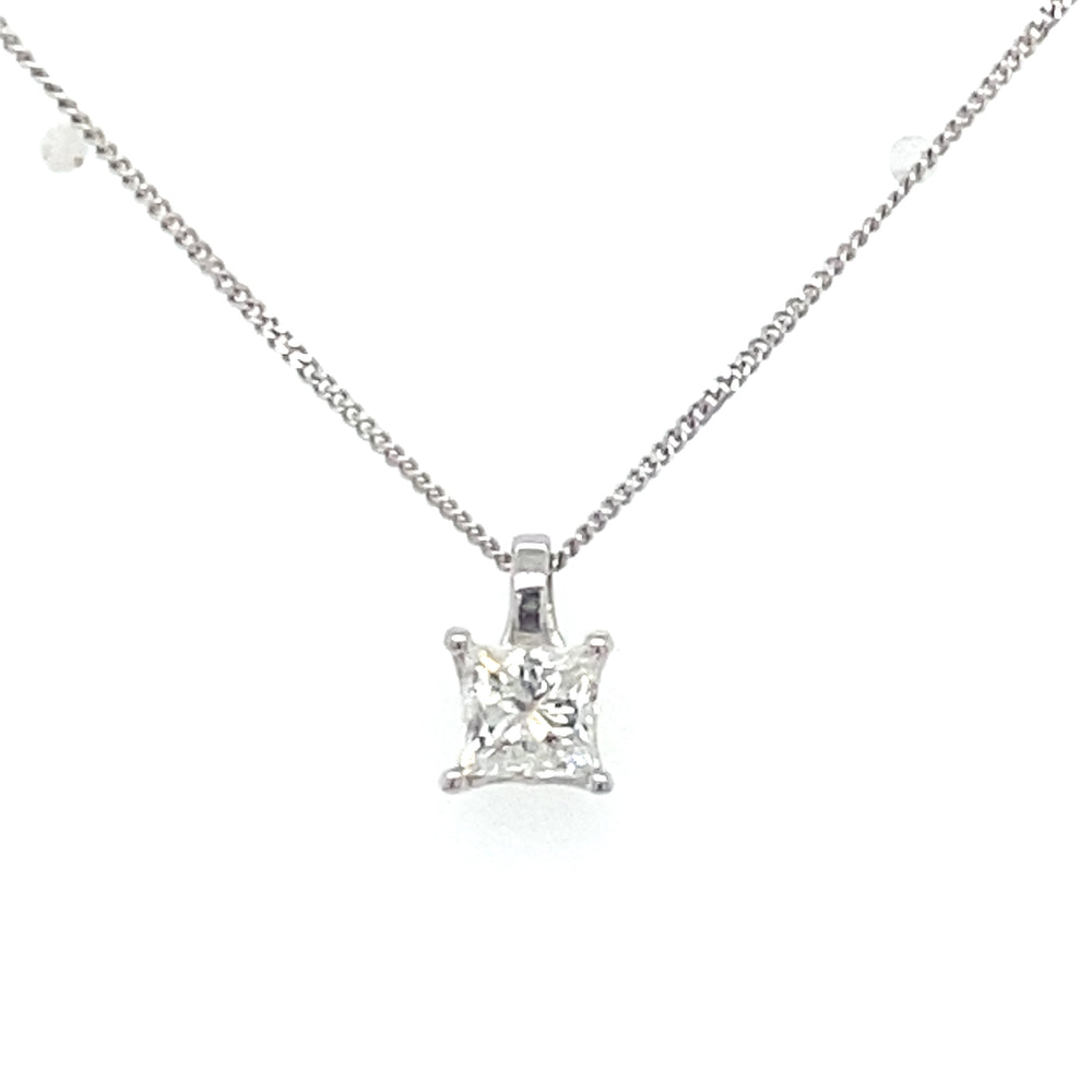 14kt White Gold .43ct Canadian Diamond Pendant