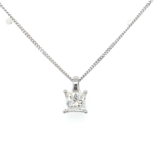14kt White Gold .43ct Canadian Diamond Pendant