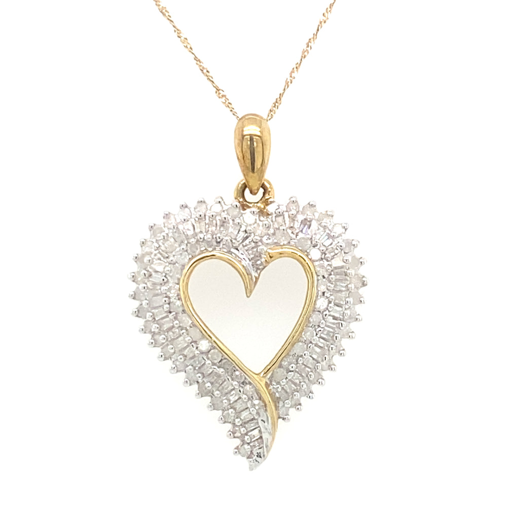10kt Yellow Gold 1.03ct Diamond Pendant