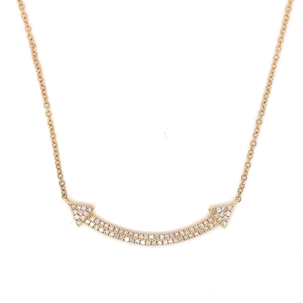14kt Yellow Gold .19ct Diamond Pendant