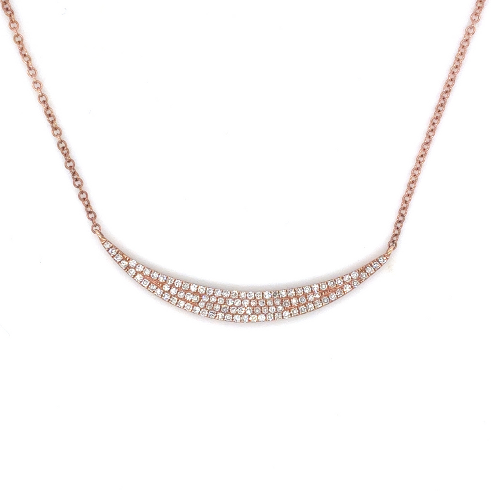 14kt Rose Gold .25ct Diamond Pendant