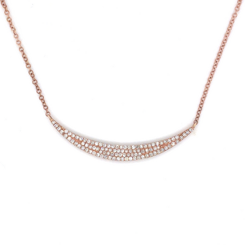 14kt Rose Gold .25ct Diamond Pendant