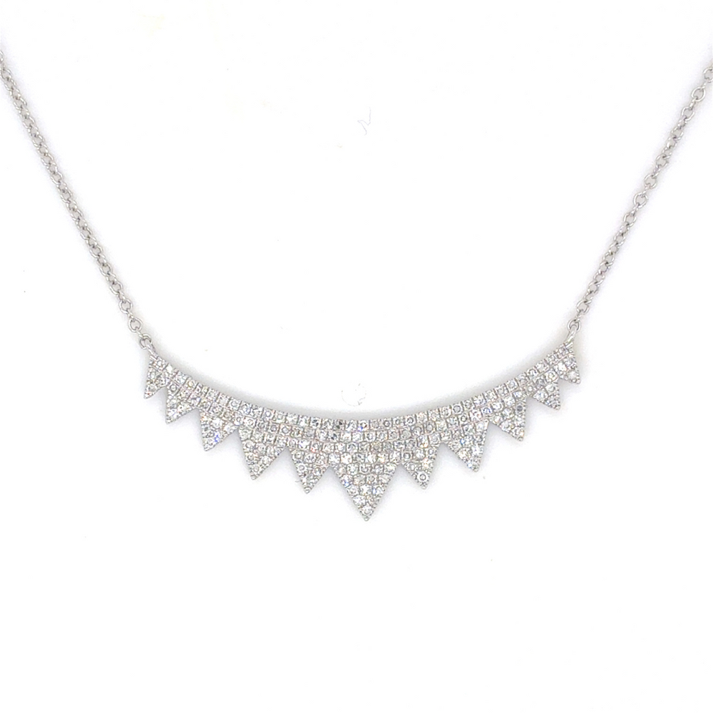14kt White Gold .45ct Diamond Pendant