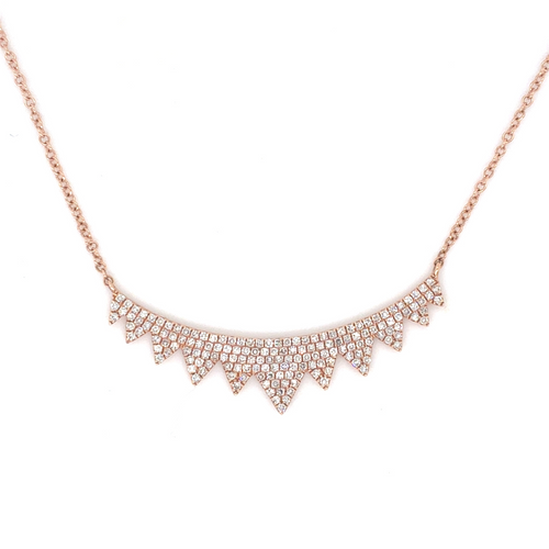 14kt Rose Gold .45ct Diamond Pendant