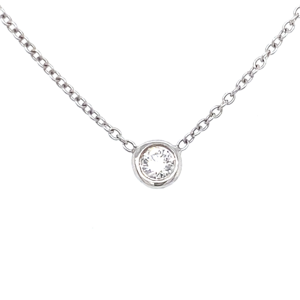 14kt White Gold .30ct Diamond Pendant