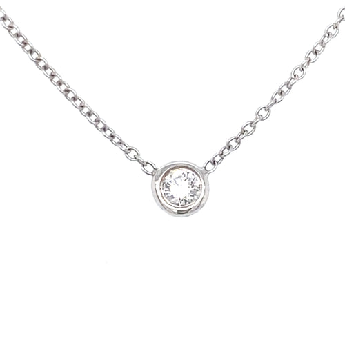 14kt White Gold .30ct Diamond Pendant