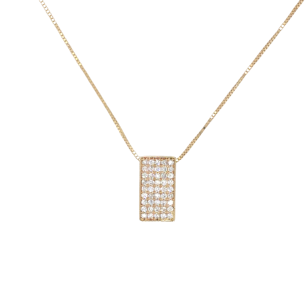 14kt Yellow Gold 0.32ct Diamond Pendant