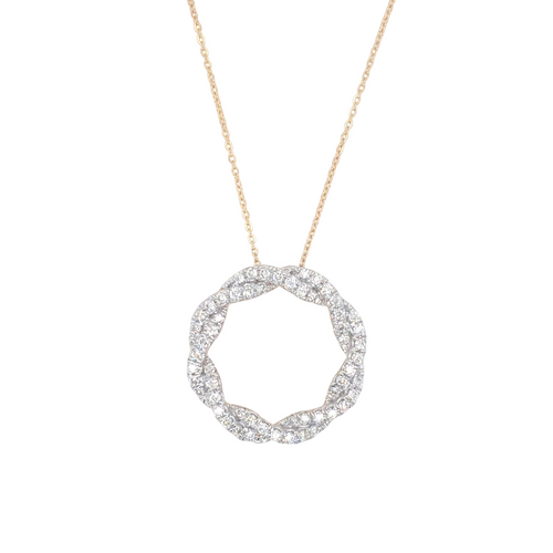 10kt Yellow Gold 0.35ct Diamond Pendant
