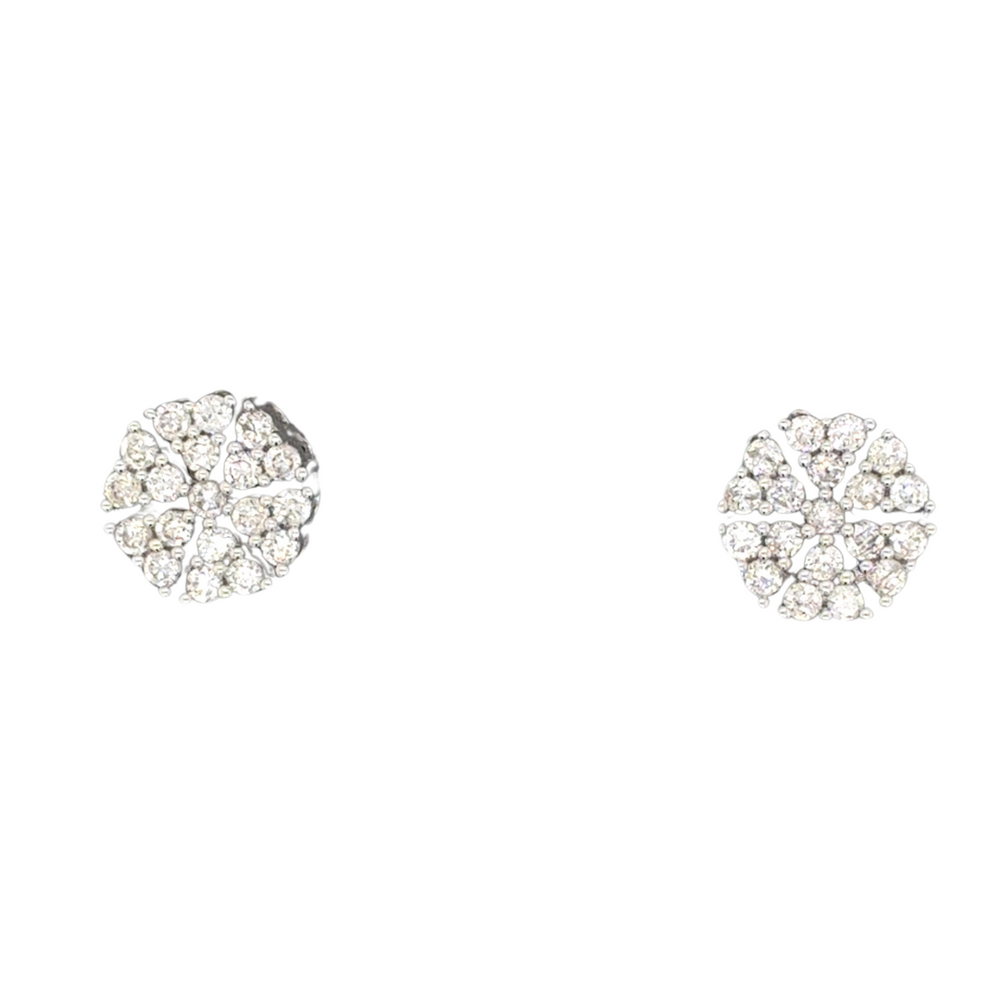 14kt White Gold .60ct Diamond Stud Earrings