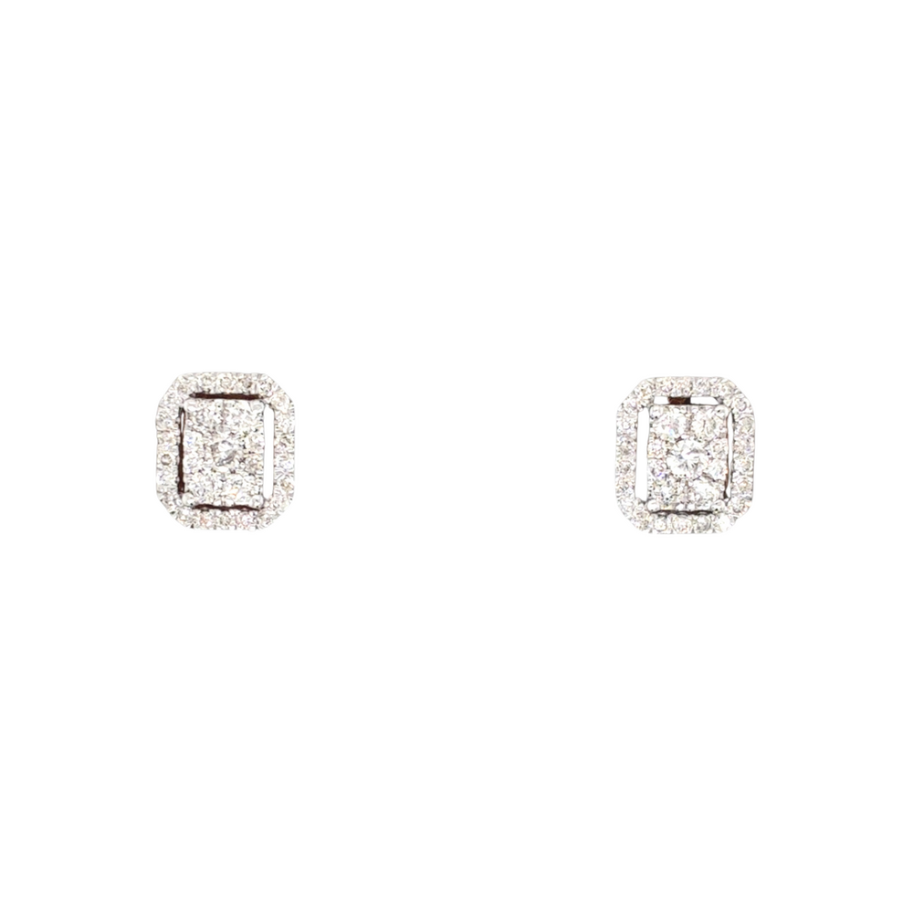 14kt Rose Gold .60ct Diamond Stud Earrings