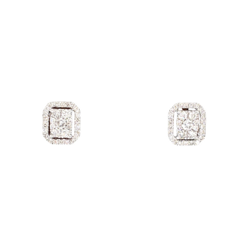 14kt Rose Gold .60ct Diamond Stud Earrings
