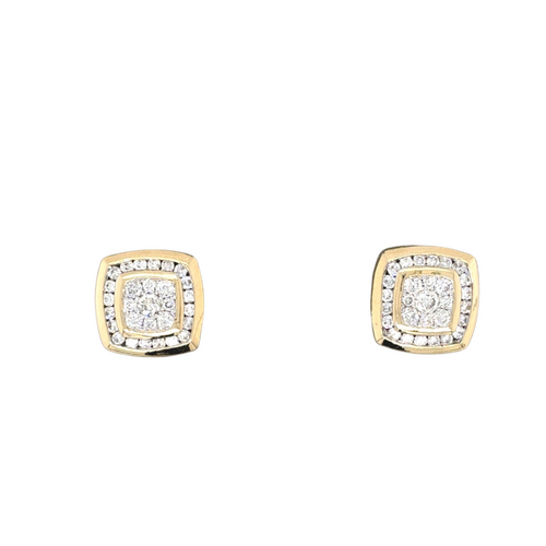 14kt Yellow Gold .60ct Diamond Stud Earrings