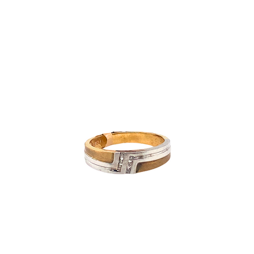 10kt two-tone gold Diamond Ring