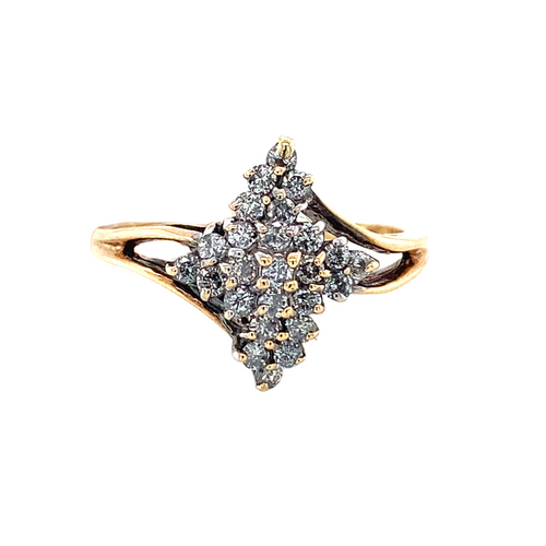 10kt Yellow Gold Diamond Ring