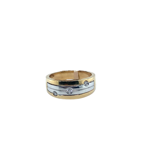 10kt two-tone gold Diamond Ring