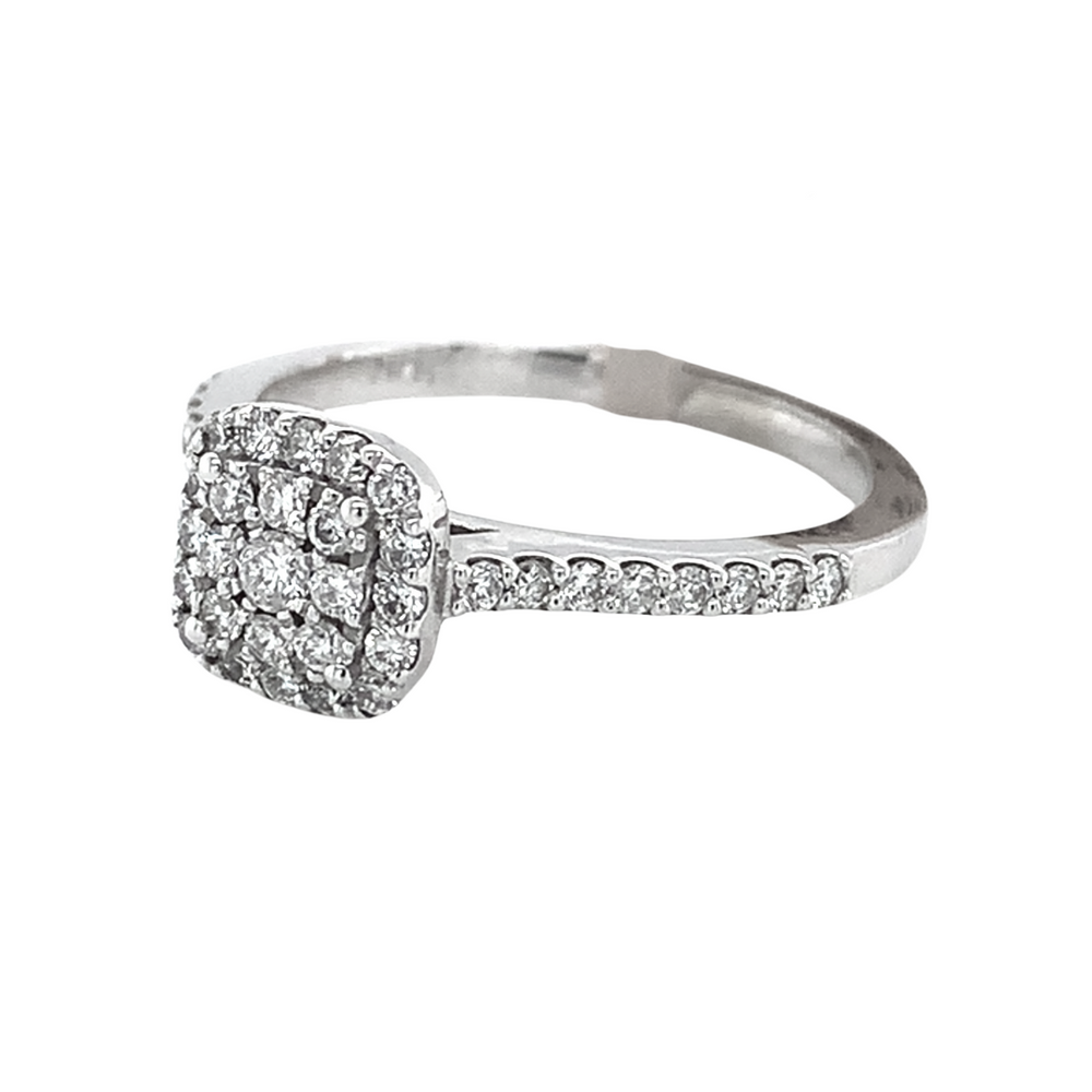 14kt White Gold Diamond Ring