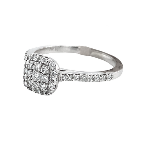 14kt White Gold Diamond Ring