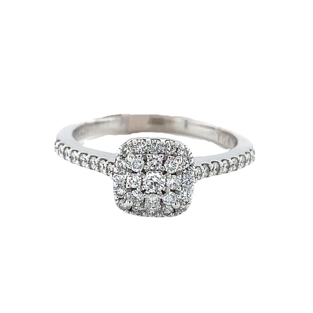 14kt White Gold Diamond Ring