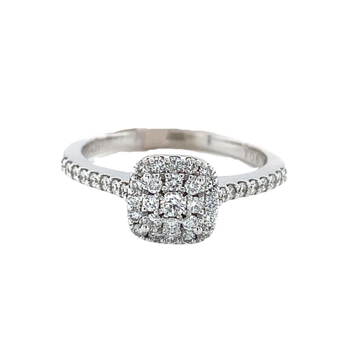 14kt White Gold Diamond Ring