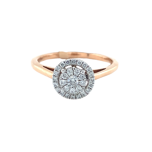 10kt Rose Gold Diamond Ring