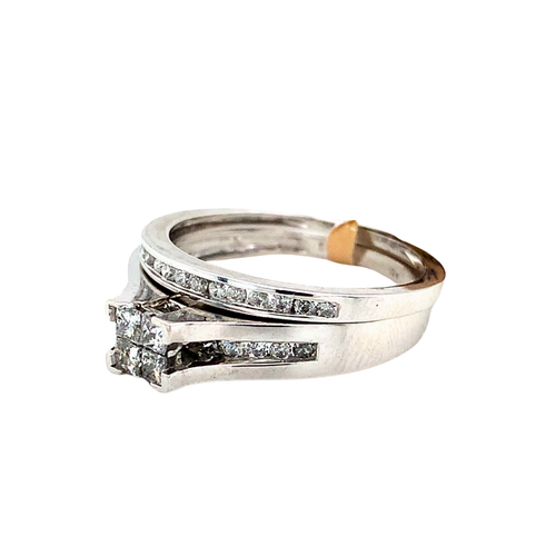 10kt White Gold Diamond Ring set