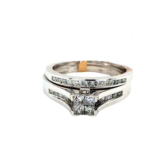 10kt White Gold Diamond Ring set
