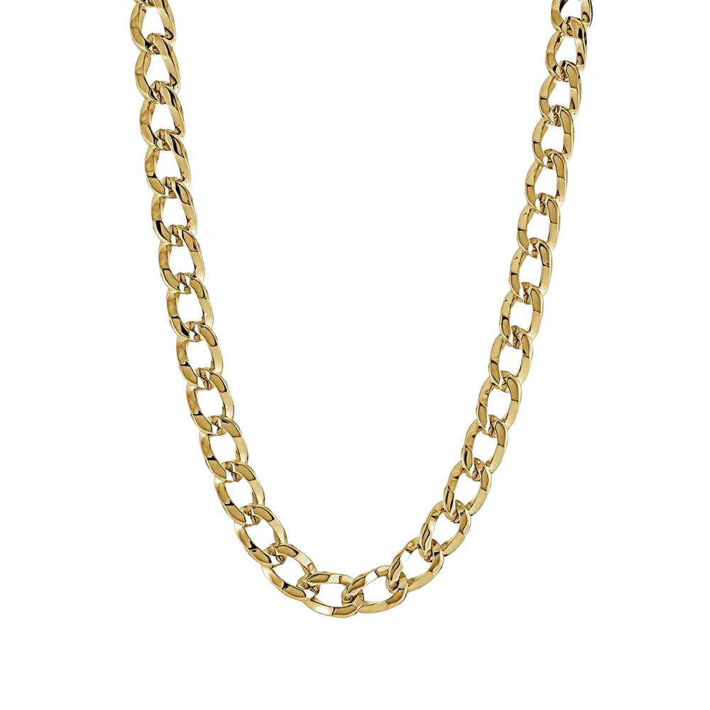 Italgem Stainless Steel Gold Plated Curb Chain