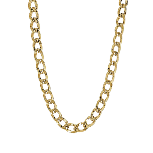 Italgem Stainless Steel Gold Plated Curb Chain