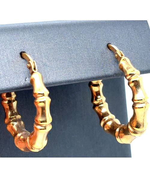 18kt Yellow Gold Hoops