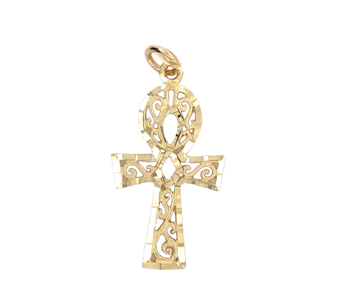 10kt Yellow Gold Ankh Pendant