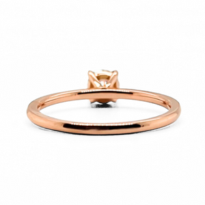 0.52ct Round Lab Grown Diamond Ring
