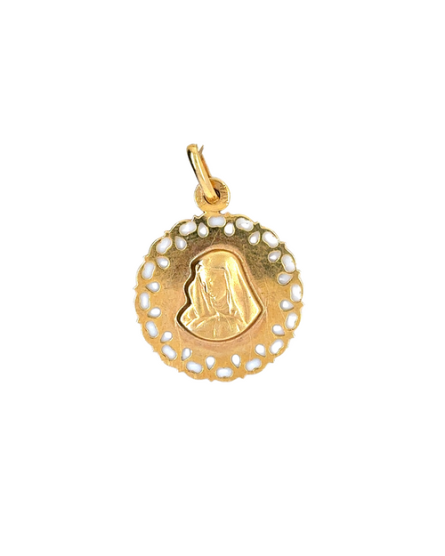 10kt Yellow Gold Mother Mary Charm