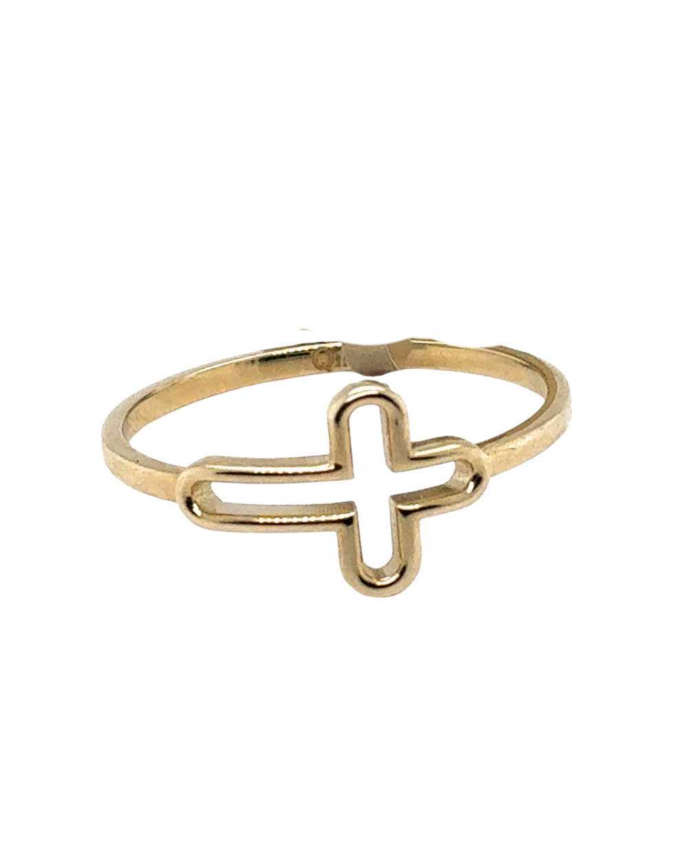 10kt Yellow Gold Fancy Cross Ring