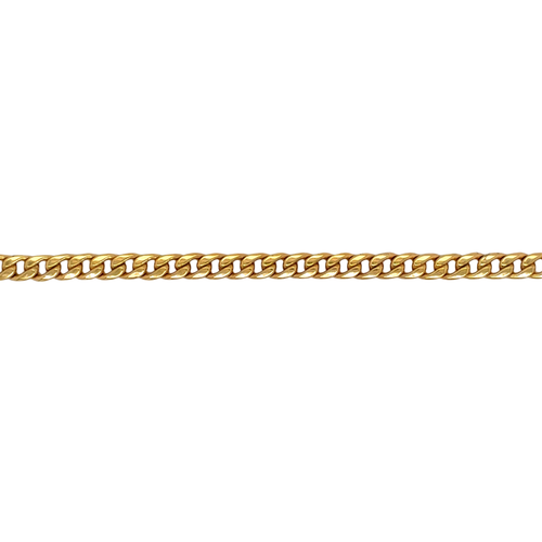 10kt Yellow Gold 3mm Curb Anklet