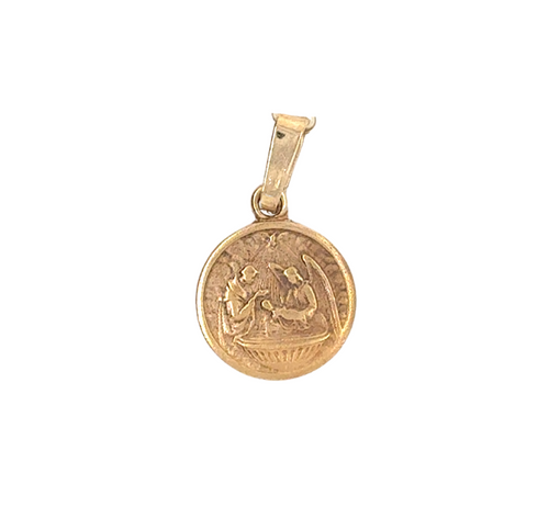 10kt Yellow Gold Baptism Charm