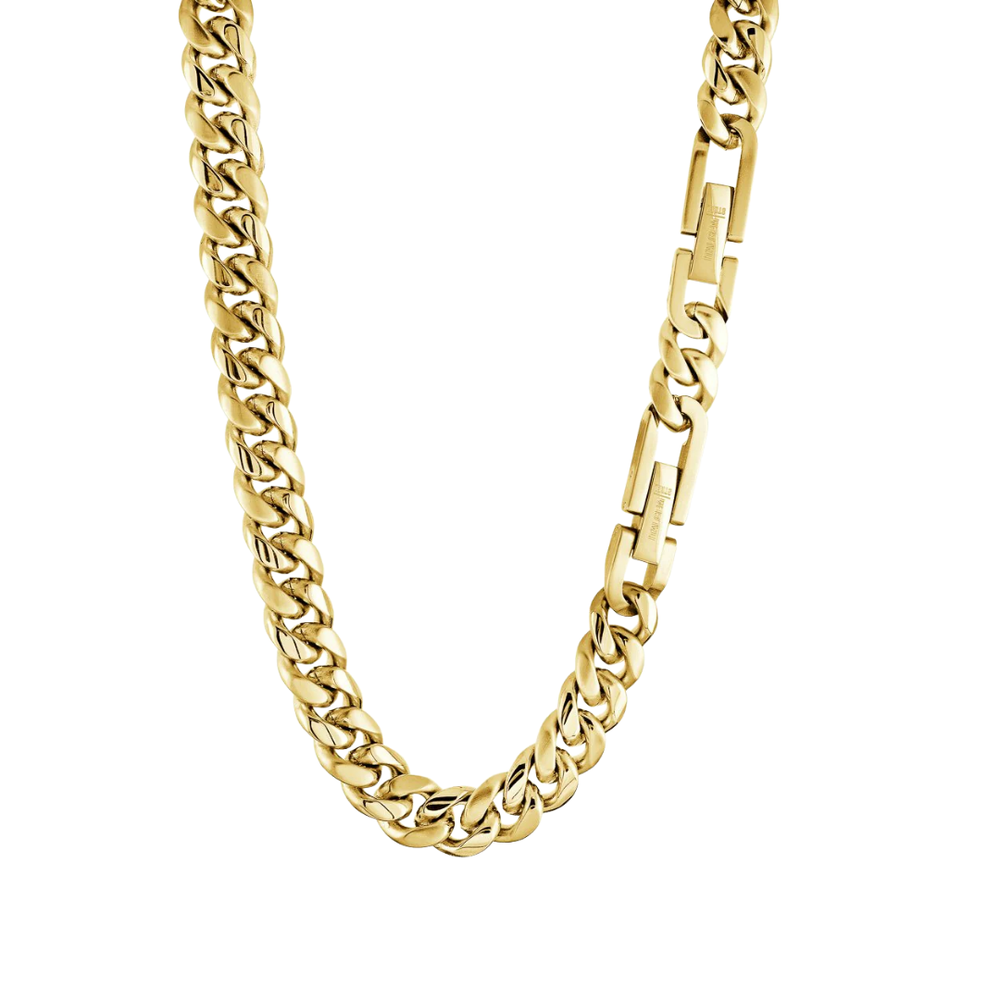 Italgem Stainless Steel Gold Plated Curb Chain