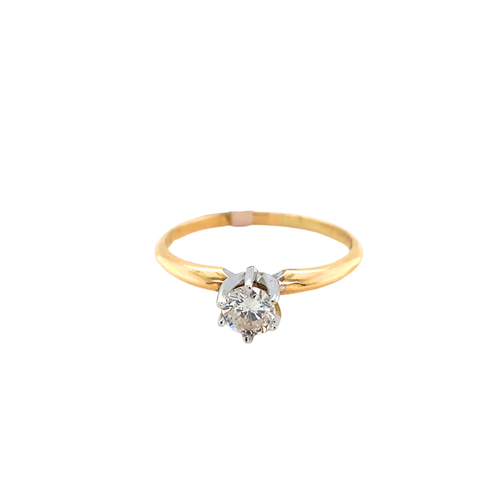 14kt Yellow Gold Diamond Ring