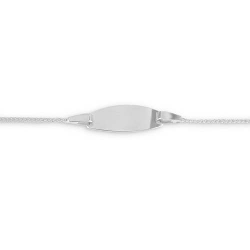 10kt White Gold ID Baby Bracelet