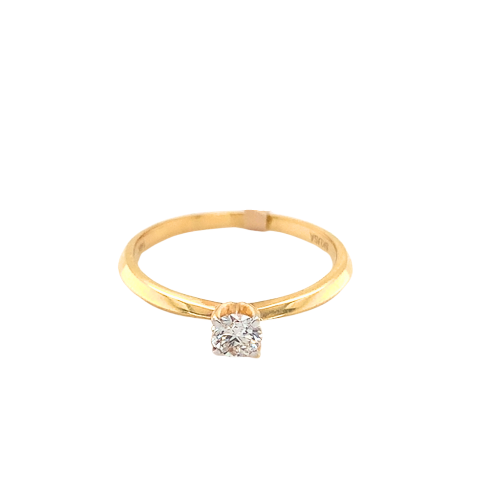 14kt Yellow Gold Diamond Ring