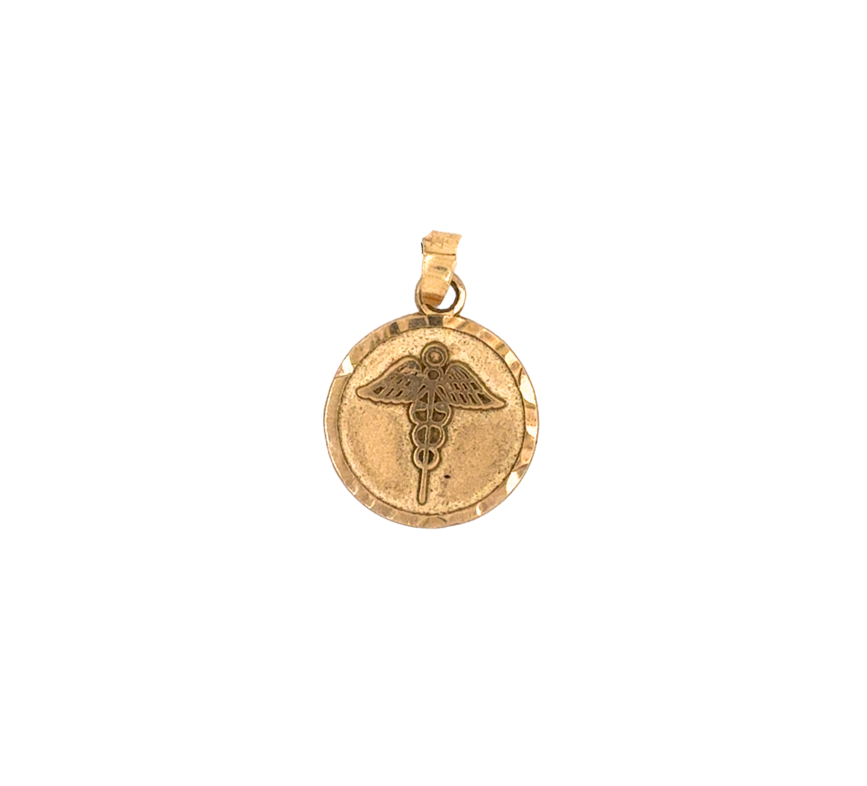 10kt Yellow Gold Medic Alert Charm