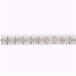 Sterling Silver with Diamonds Tennis Bracelet