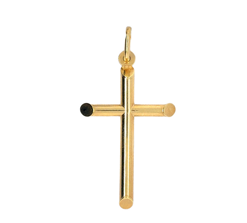 10kt Yellow Gold Cross Pendant