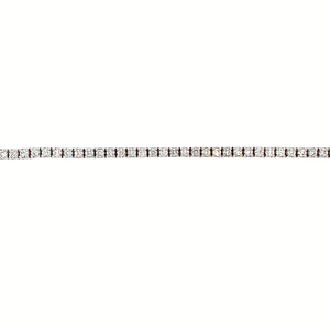 14K White gold Lab Grown Diamond Tennis Bracelet