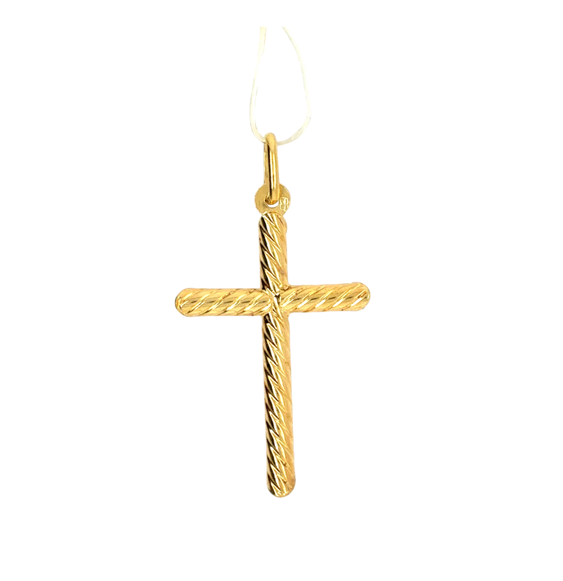 14kt Yellow Gold Cross Pendant