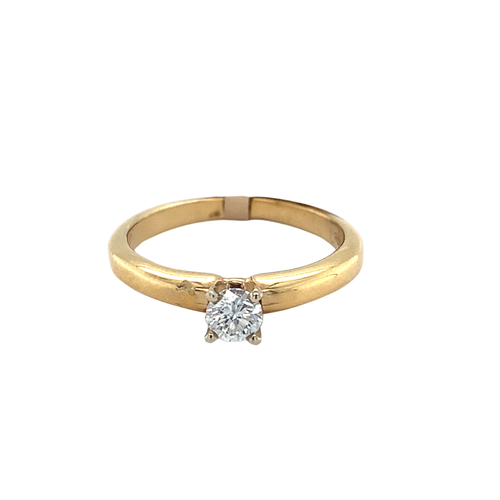 14kt Yellow Gold Diamond Ring