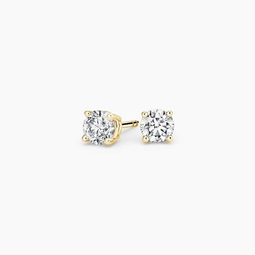 14kt Yellow Gold 0.50ct Lab Grown Diamond Earrings