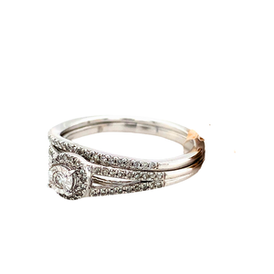 10kt White Gold Diamond Ring set