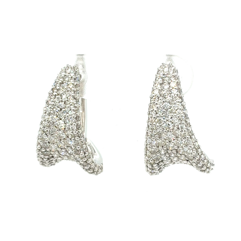 14kt White Gold 2.25ct Diamond Earring