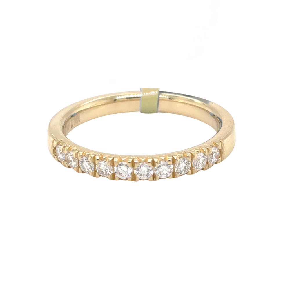 14kt Yellow Gold .30ct Lab Grown Diamond Band